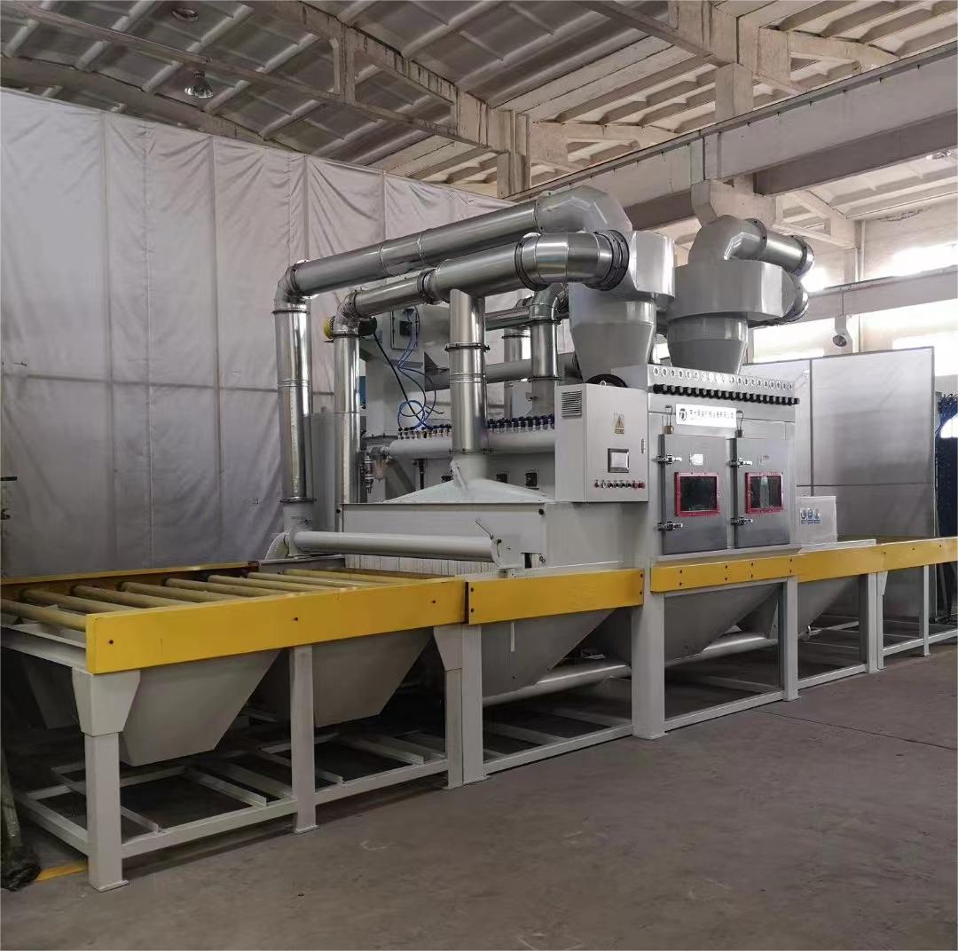 西城抛丸机跑砂是什么原因