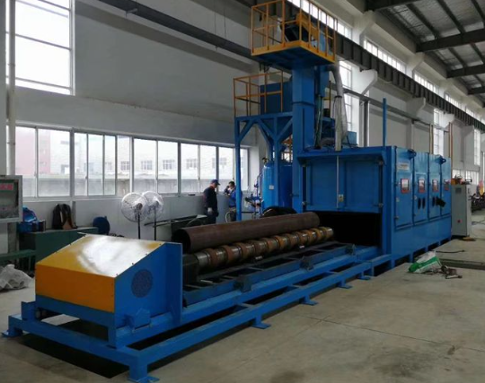 西城喷砂机在管道除锈中的现场施工应用